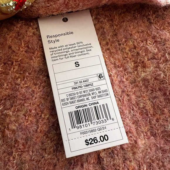 Wild Fable Textured Pink Mini Skirt - Picture 5 of 9